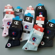 Socks, champion men's and women's long tube sports socks, long basketball socks, 100% breathable casual cotton