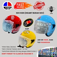 SGV KIDS VISOREX HELMET ( (Topi Keledar budak Children Helmet Sirim Certified)- Size S