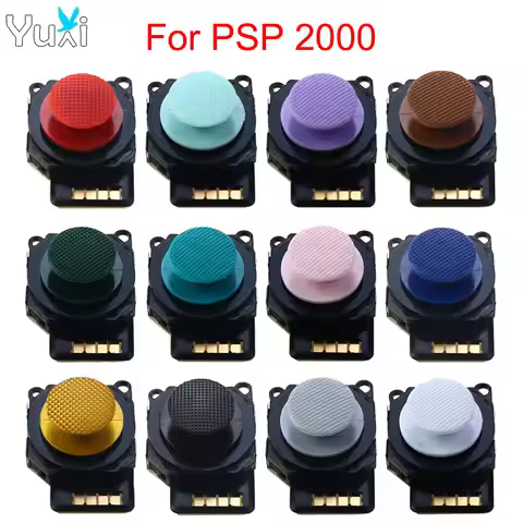 YuXi For PSP 2000 2001 200X Game Console 3D Analog Joystick Button Thumb Stick Cap Replacement For P