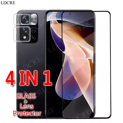 For Xiaomi Poco M4 Pro Glass For Poco M4 Pro 5G M3 Pro F3 X3 Redmi Note 10 Pro 9T 9 9A 9C Tempered G