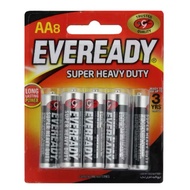 Eveready Super Heavy Duty AA Size Battery (8 Pcs)