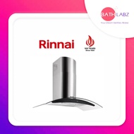 RINNAI RH-C209-GCR 90CM STAINLESS STEEL CHIMNEY HOOD WITH LED TOUCH CONTROL