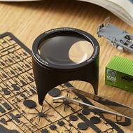 TAKEDA DESIGN PROJECT 鋁製閱讀放大鏡 / 2.5x 黑