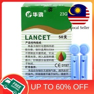 500 keping 23G/28G Jarum Lancet Bekam untuk Twist Off blood Lancet, Terapi Bekam, Ujian Darah