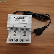 PERRY1 Rechargeable Battery Charger, Smart Battery Charger 2-Slot Design AA Battery Charger, 220V Co