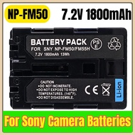 NP-FM50 7.2V 1800mAh Camera Batteries for Sony DSC-S85 S75 F707 F828 S50 S30 NP-FM55H