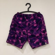 【A Bathing Ape】BAPE Color Camo Short 紫迷彩短褲 海灘褲