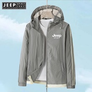 Jeep Spirit 1941 Estd sun protection jacket UV sun protection jacket ultra-thin sun protection set l