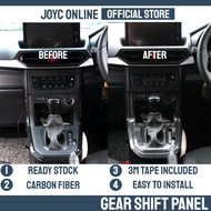 PERODUA ALZA D27A 2022 - 2026 H / AV SPEC Gear Shift Panel Cover Carbon Fiber Gloss Black