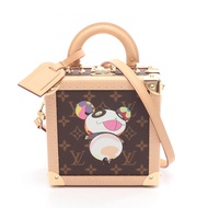 【二手】路易威登LOUIS VUITTON手提包LOUIS VUITTON × TM Mini Square Trunk Monogram Panda M13127 PVC塗層帆布皮革 LV × TM