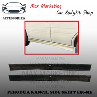 B1076 CAR BODYKIT PERODUA KANCIL & PROTON SAGA SIDE SKIRT E36-M3 (FIBER)