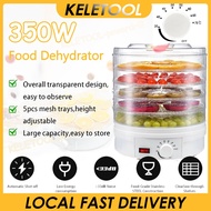 5 Layers Food Dehydrator Snacks Salad Dryer Fruit Vegetable Herb Meat Countertop Drying Machine With