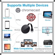 Chrome cast FCAST TV Streaming Wireless Mira Screen Mirrorlink HDMI Dongle Display Adapter