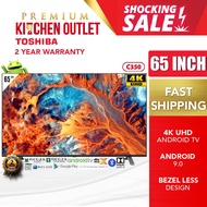 Toshiba 43 To 65 Inch 4K UHD Android TV | C350 Series | Bezel Less Design | Google Play Store | Dolb