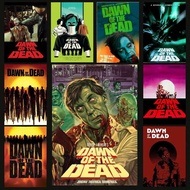 Classic Movie Dawn of the Dead Poster Mural for Living Room Bedroom Wall Office Decor Gift Unframed
