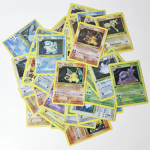 Proxy PTCG A-New1999 English Base Set 2000 English Base Set 2 Series Charizard Blastoise Proxy Cards