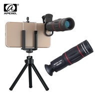 Apexel 18x25 Monocular Zoom Telephoto Mobile Phone Lens With Holder For Camping Tourism Portable Spotting Scope Mini Tel
