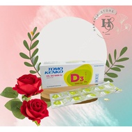 (Strip Packaging) TOMO KENKO VITAMIN D3 1000IU Vit.D3 1000IU Vit. Tomo Kenko Hair Muscle Bone Origin