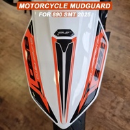For 890 SMT 890smt 890SMT 2023-2025 Accessories motorcycle Protection sticker for Mudguard 3D gel ep