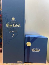 （特價兩支或以上優惠）［香港行貨］Johnnie Walker Blue Label 750ML 送酒杯乙隻
