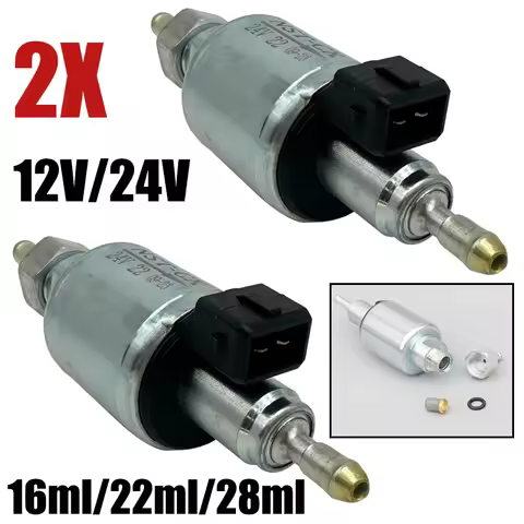 2X 12V/24V Detachable Air Diesel Heater Oil Fuel Pump 16ML 22ML 28ML For Webasto Eberspacher Truck H