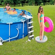 Inflatable Foot Bath BasinFoot Soaking Bath BasinPool Foot Wash Basin for Swimming Pool Step Pad