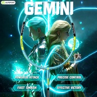 ALPSPORT Gemini SZZ 2Pcs+Bag 4U G5 100% Carbon Fiber Badminton Racket Original Design 18~26LBS Recke