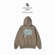 ADLV [acme de la vie] Cursive Logo Hoodie Brown (50012SCUHDU_F5BRXX)