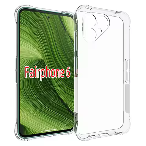 Fair phone 6 Fairphone6 2025 Case Air Cushion Shockproof Airbag Clear Silicone TPU Back Cover Case f