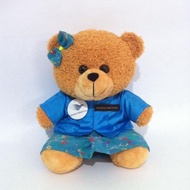boneka bear alcio profesi seragam baju pramugari garuda indonesia
