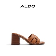 Aldo | Elegant Square Toe Heels Leather Comfortable