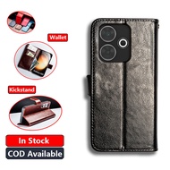Classic Leather For Xiaomi Redmi Note 13R Redmi 13 4G 5G Poco M6 Plus 2404ARN45A RN64Y 6ERN9CC Walle