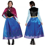 Halloween costume, adult princess Anna, cOs performance costume, ice and snow romance, Snow White ac
