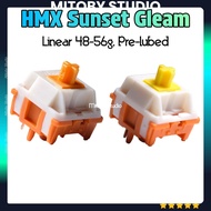 HMX Sunset Gleam linear Switch Mechanical Keyboard Switch Mitoby Studio Switch HMX 3.9mm
