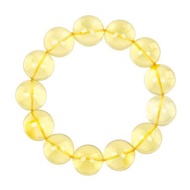 【正佳珠寶】琥珀 頂級高凈水金珀 17.3-17.8mm 琥珀金珀手珠