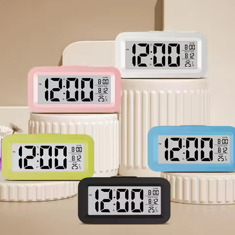 Alarm Clock Digital Sanrio Hello Kitty Alarm Clock Digital Clock Electronic Desk Clock Bedroom Table