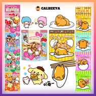 HOKKA SANRIO&GUTETAMA  CHARACTERS RIBBON CUSTARD BISCUIT(4pack/Stand Pack)