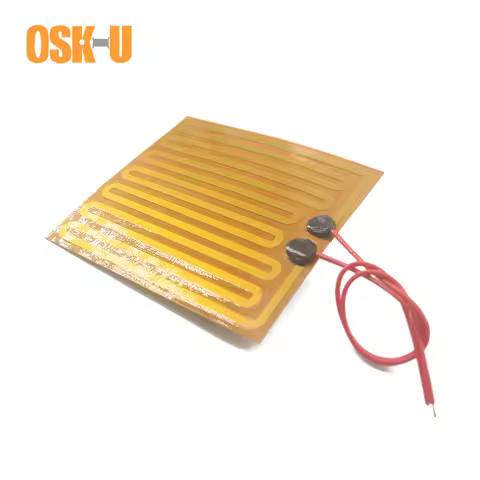 Flexible Polyimide Film Heater 24V 0.15-0.3mm thickness Electric Heater Element Freeze-proof Heating