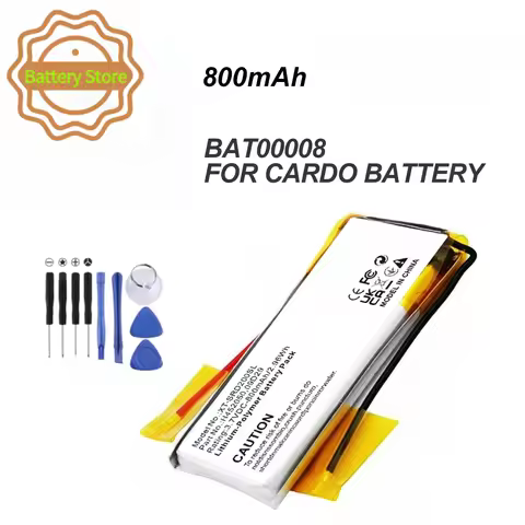 800mAh Original Replaces BAT00008 602048 Battery For Cardo Freecom 4X Sprit Headset Headphone