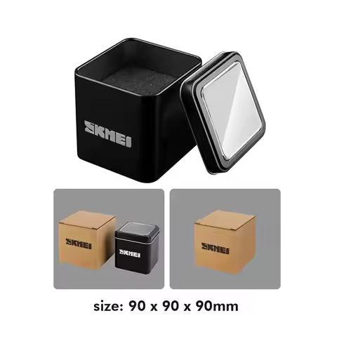 SKMEI Original Gift Box Metal Box And Carton With SKMEI Brand Watch Box for Friend Kids Girlfriend o