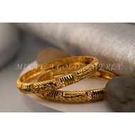 375 18k Lawa Round Gold Bracelet