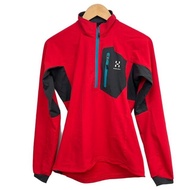 HAGLOFS Blouson Jacket Size s blue Light Red Women black Long sleeves Direct from Japan Secondhand