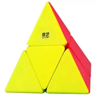 QiYi Pyraminix 2x2 Stickerless Cube Magic Cube Speed Cube