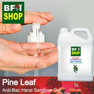 Anti Bacterial Hand Sanitizer Gel with 75% Alcohol  - Pine Leaf Anti Bacterial Hand Sanitizer Gel - 5L