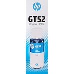 HP GT52 Cyan Original Ink Bottle