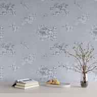 Wall Paper Grey FloralPOLOS 8m to 9m x 45cm