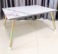 โต๊ะพับ โต๊ะพับ โต๊ะญี่ปุ่นหน้าโฟเมก้า สีขาว กันน้ำ ขนาด45x60C.M.