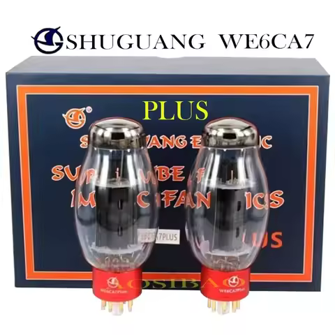SHUGUANG WE6CA7 PLUS Vacuum Tube Upgradat EL34 6L6 KT88 6P3P 6CA7 Electronic Tube DIY Audio Valve Hi