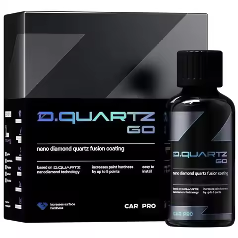 DQUARTZ GO 50ml Kit Nano Diamond Quartz Fusion Ceramic Coating for Car Care Enhanced Protection Glos