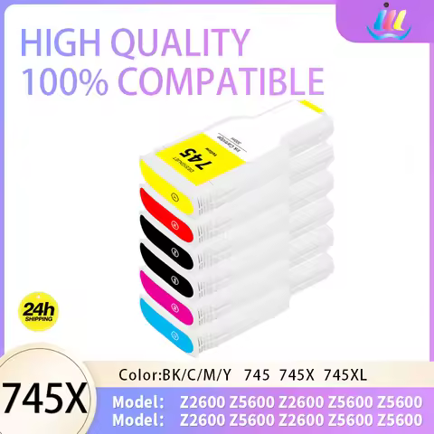 JMDD 745 Ink Cartridge Compatible for HP DesignJet Z2600 Z5600 For HP 745 Replacement Ink Cartridge